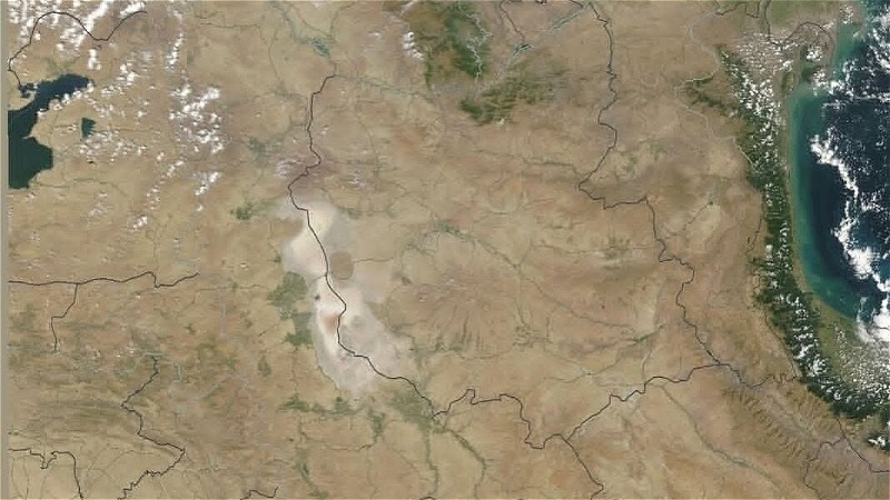 درياچه اروميه از نقشه محو شد
